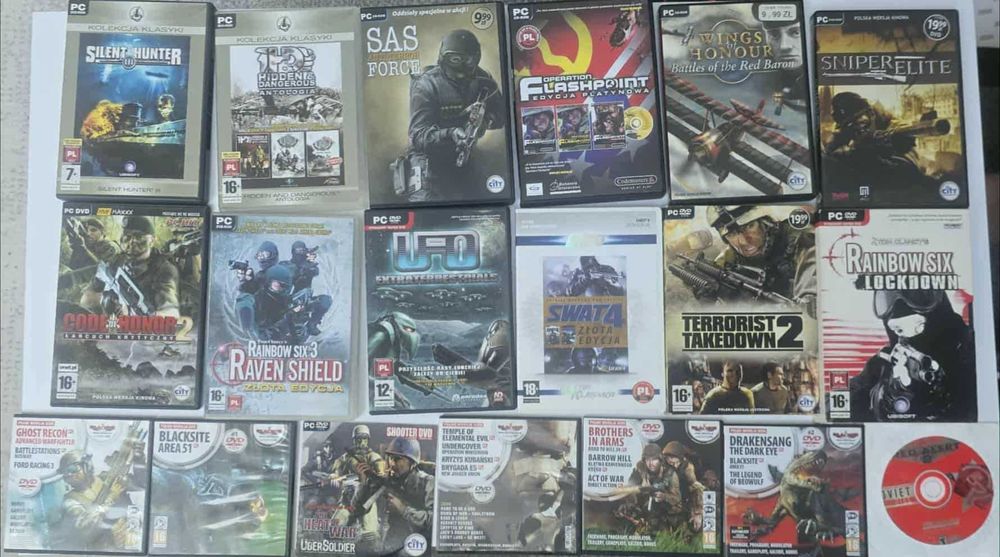Zestaw gier PC CD