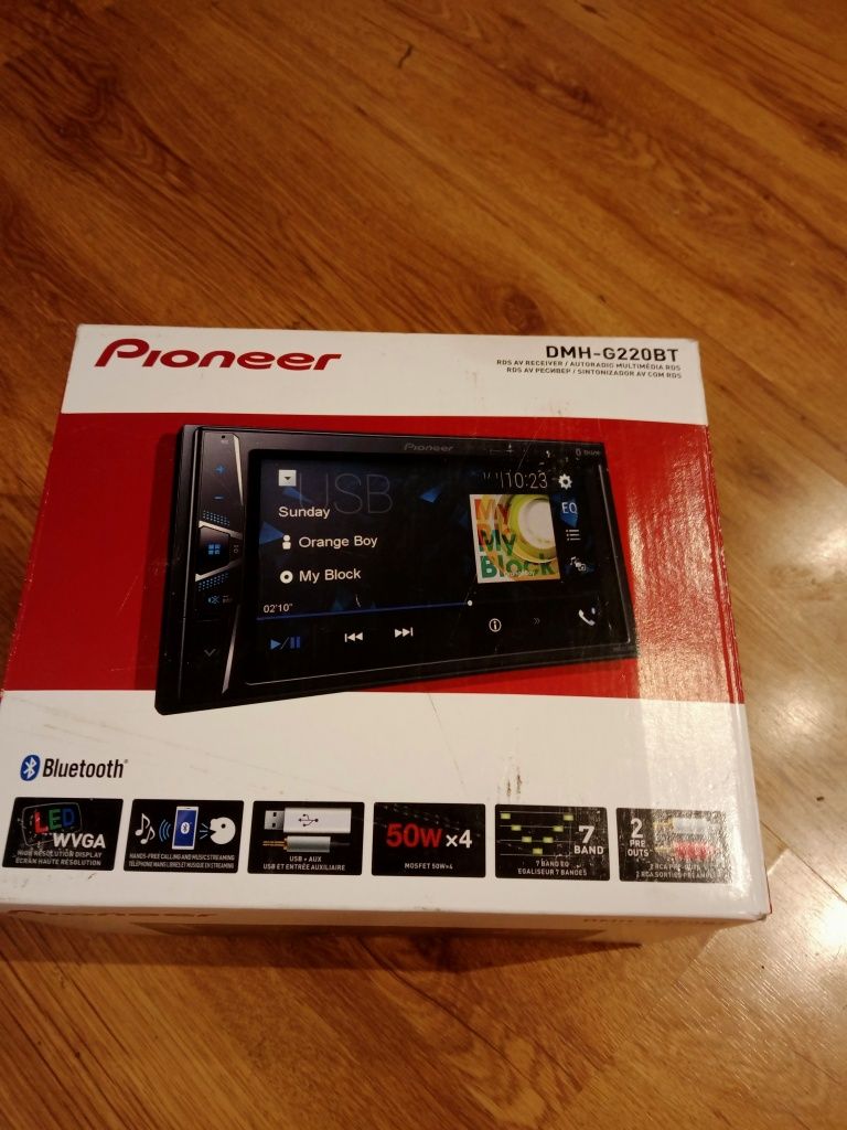 Radio samochodowe Pioneer DMH-G220BT 2-DIN 6.2” | USB | Bluetooth