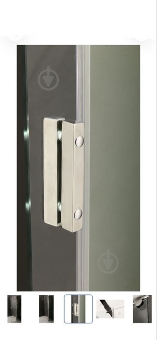 Душова перегородка 100 х190 рухома