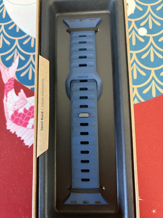 Nomad Sport Band для Apple Watch 44/45/49mm Atlantic Blue FKM