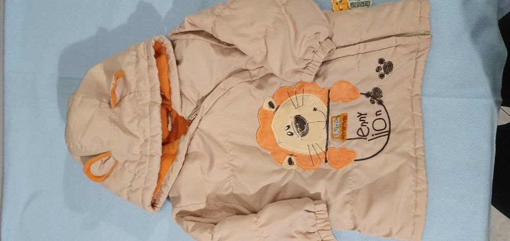 Kurtka przejściowa chłopięca  CoolClub 86 na 12-18m ocieplana
