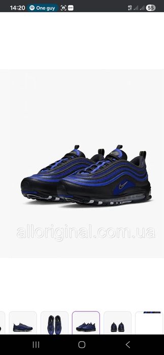 Продам,  нові оригінальні кросівки- Nike Air  мах97 .