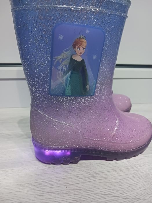Świecące kalosze Frozen Kraina lodu rozm. 25