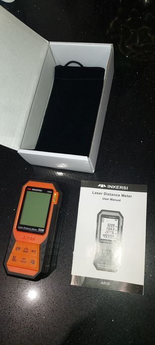 .Dalmierz laserowy 50m z poziomicą