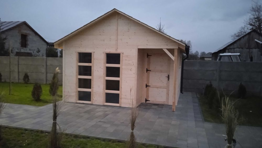 Domek Kordian drewniany na działkę, narzędziowy, domek letniskowy