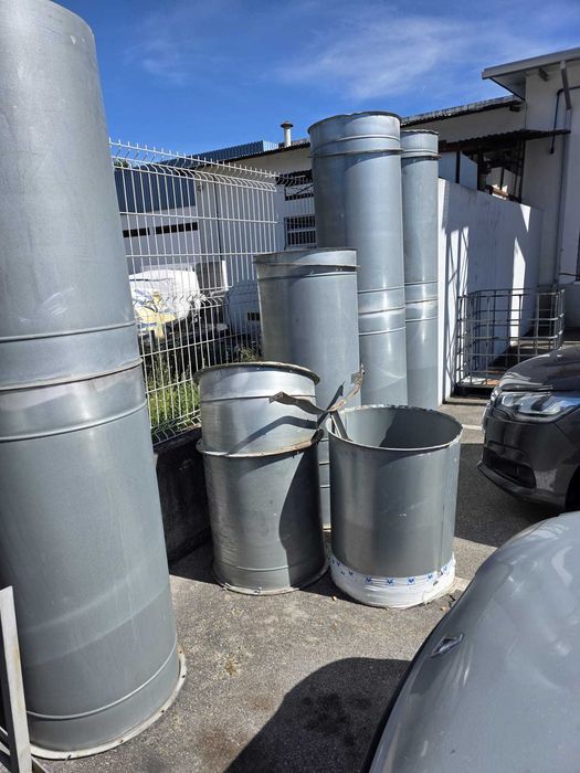 Tubos galvanizados p/sistema aspiração