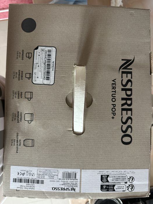 nespresso vertuo pop+ та капучінатор nespresso