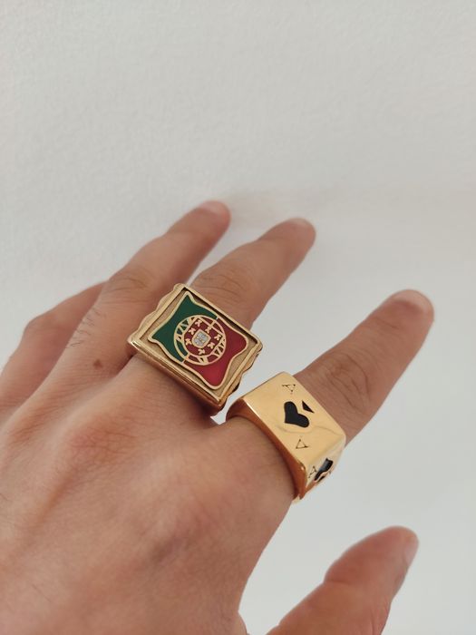 Anéis de aço inoxidável