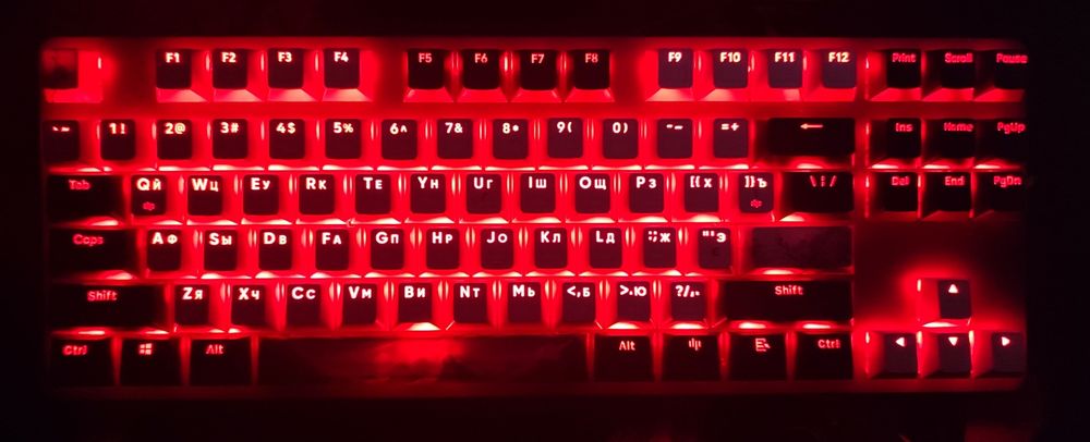Механічна клавіатура Dark Project One KD87A RGB Violet/White / Повний комплект