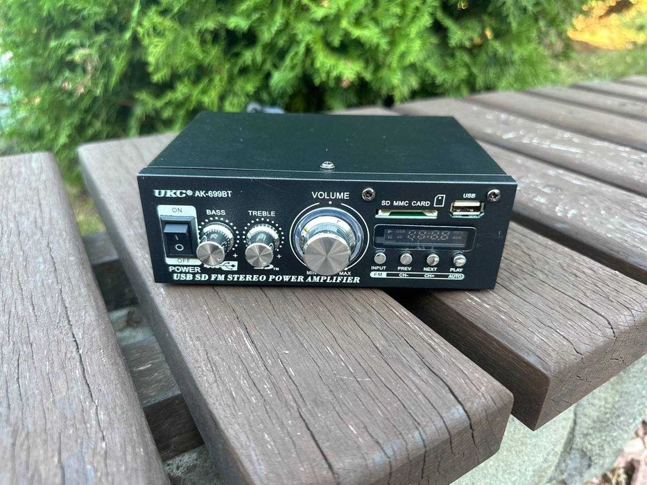 Підсилювач звуку в авто UKC Bluetooth 2x250W‼️ Ресивер 12V 220V