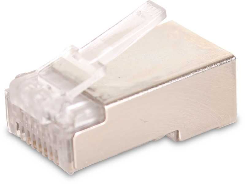 Wtyk sieciowy GETFORT RJ45 CAT.6 8P8C EKRANOWANY (100SZT) 16087p