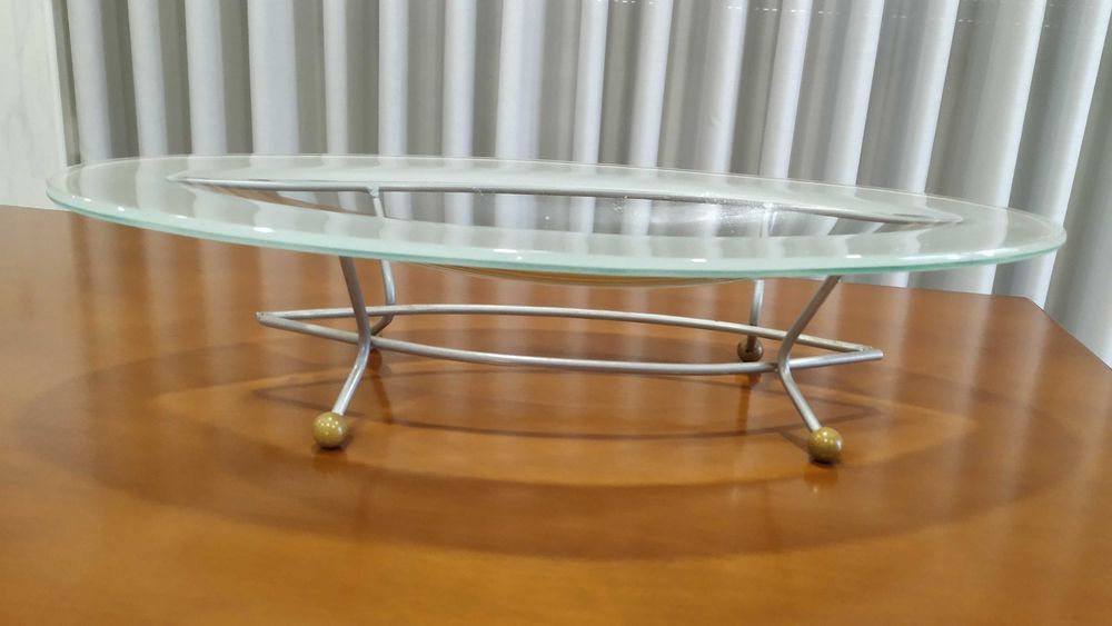 Peça decorativa em vidro