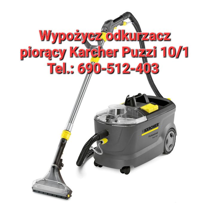 Wypożyczalnia Odkurzacz Karcher Piorący Puzzi 10/1 * WYNAJEM