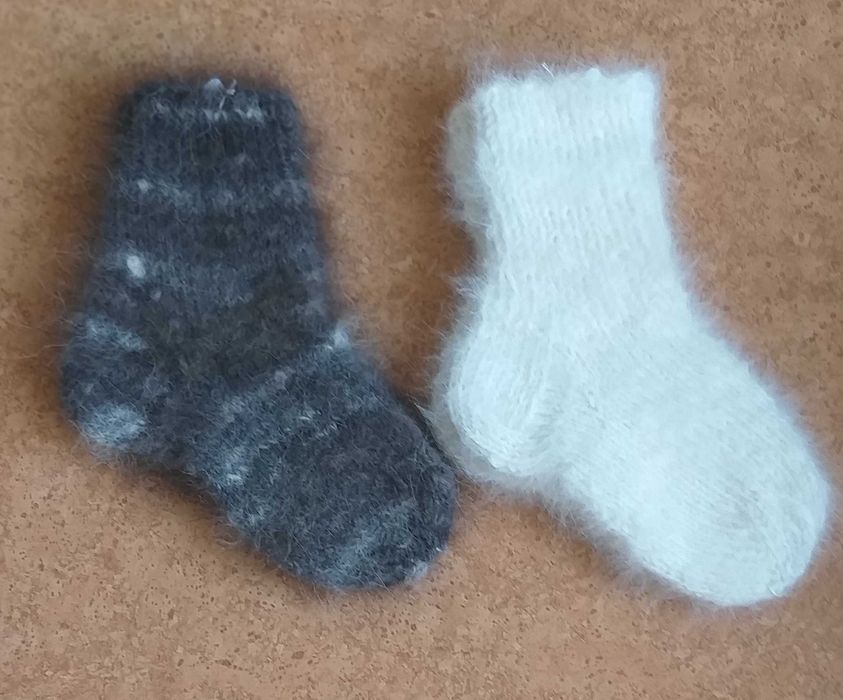 Носки,рукавички из собачьей шерсти