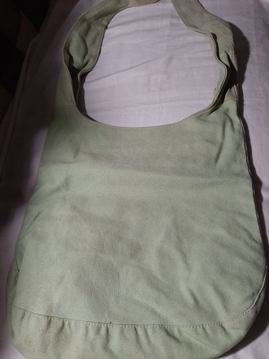 Torba wakacyjna,  zielona,  płótno  grube