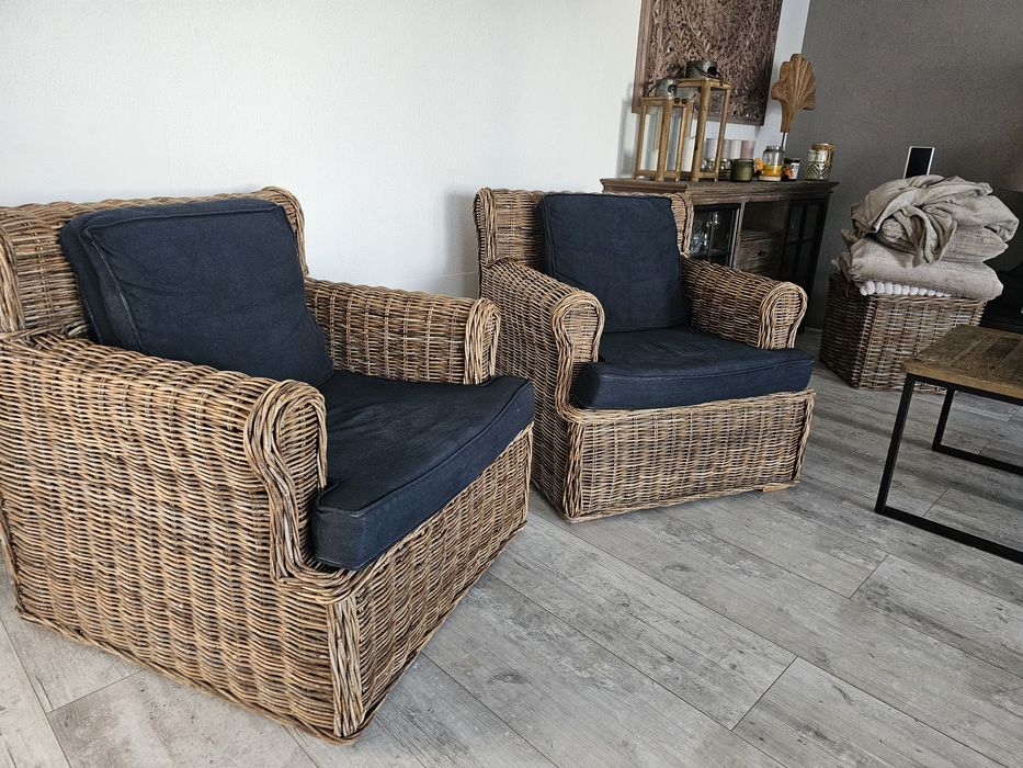 Fotel fotele ratanowy rattanowe