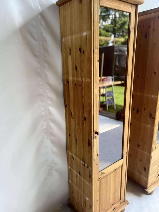 Komody - witryny lite drewno