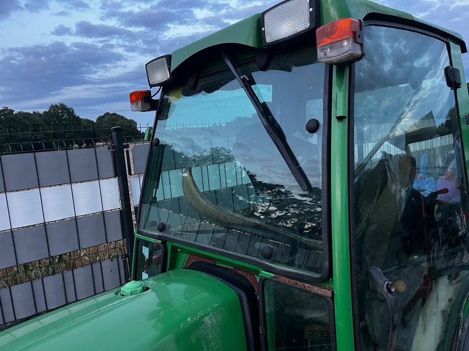 Traktorek john deere uszkodzony kabina tuz diesel 3 cylindry 4x4 yanmar kubota