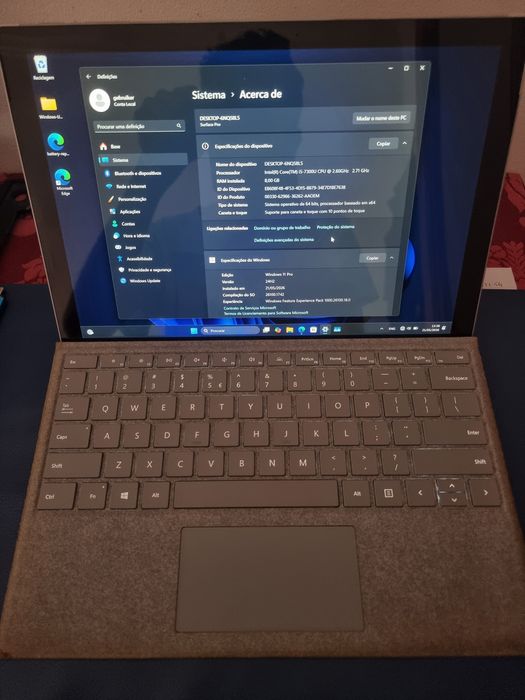 Portatil Microsoft surface pro - i5 7300U |  256 GB SSD | 8GB RAM | office 2021 |