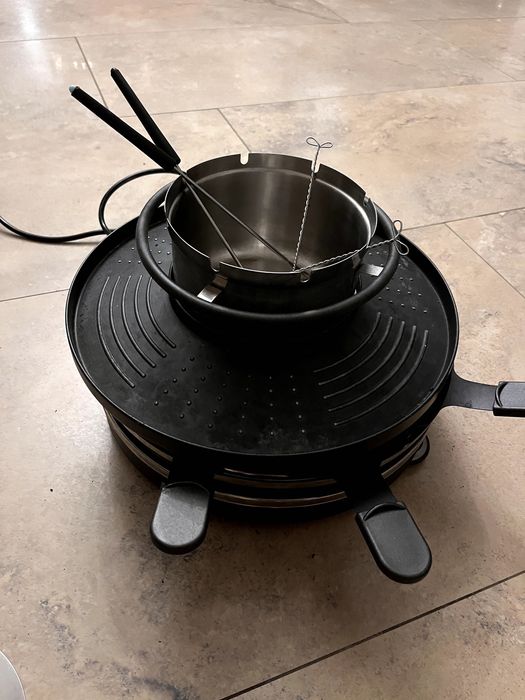 Grill zestaw do raclette i fondue