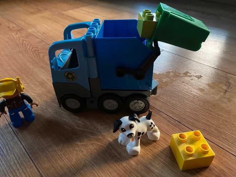 Klocki lego duplo śmieciarka