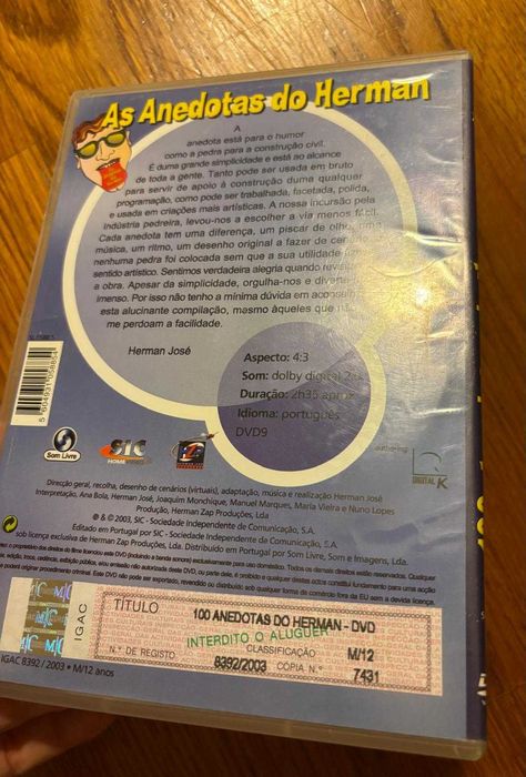 DVD 100 Anedotas do Herman