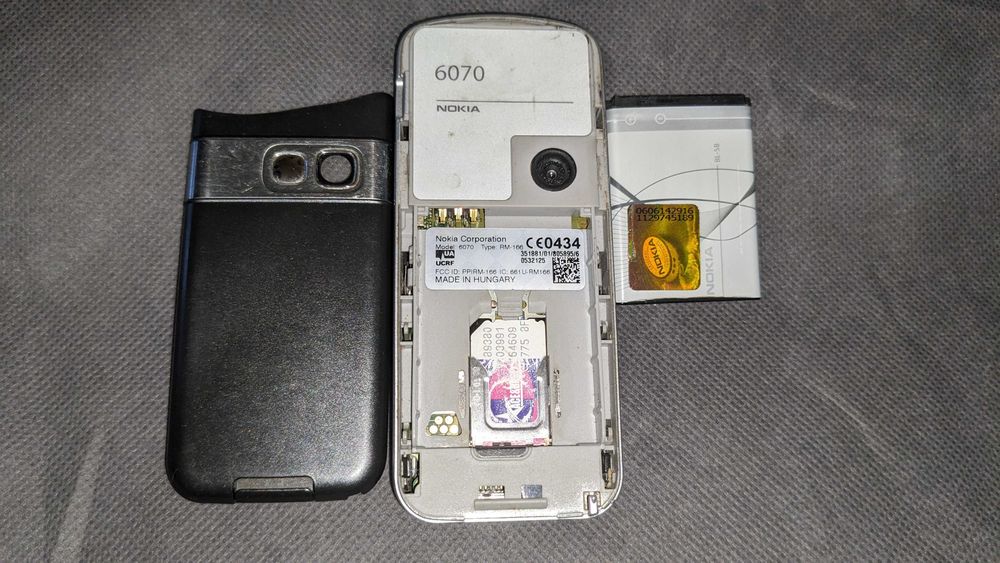 Оригинальный телефон Nokia 6070 Made in Hungary сертифицированный