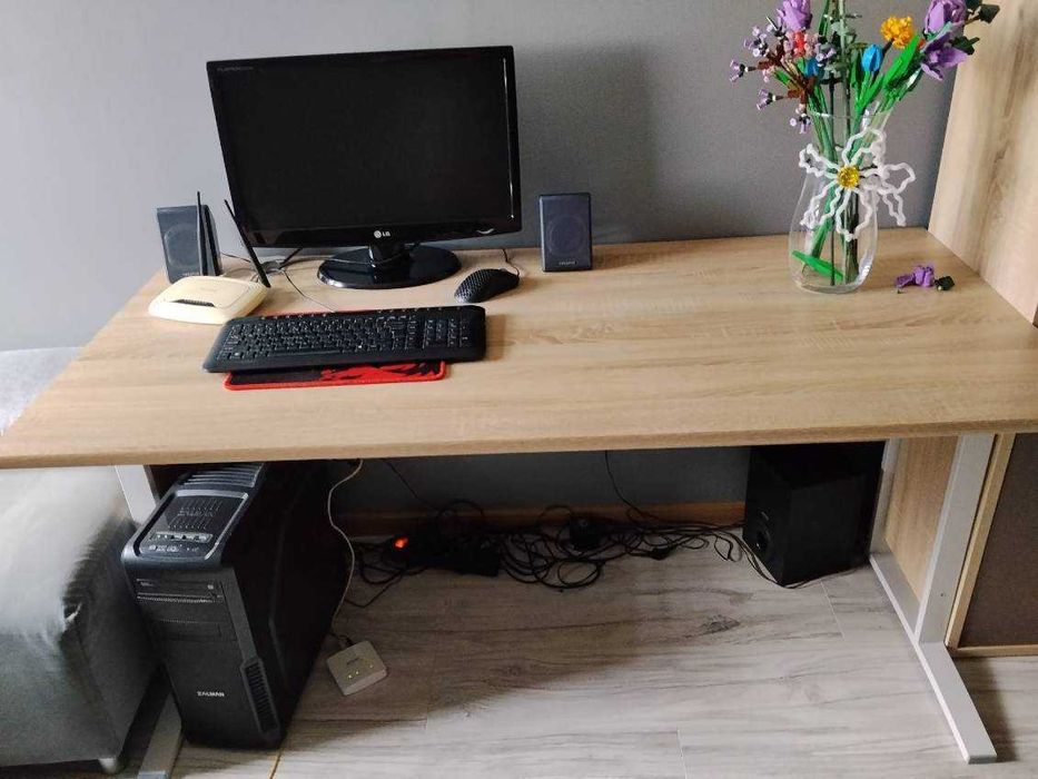 Biurko Brw Office 150 cm dąb sonoma