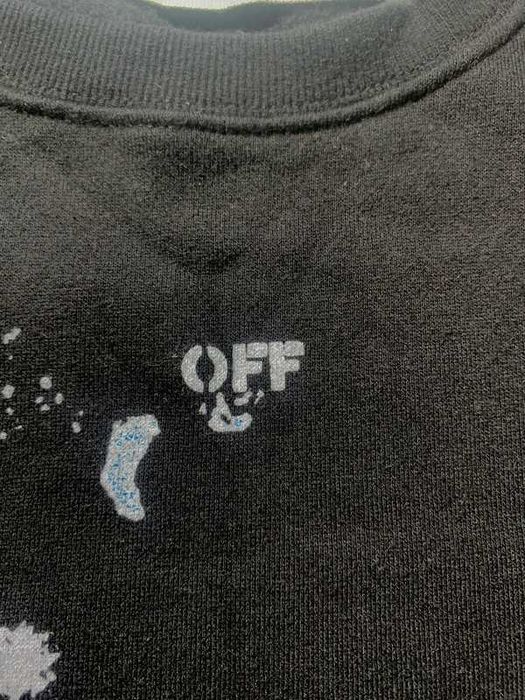 Off-White Seeing Things Diagonal Spray Paint Crewneck (FW17)