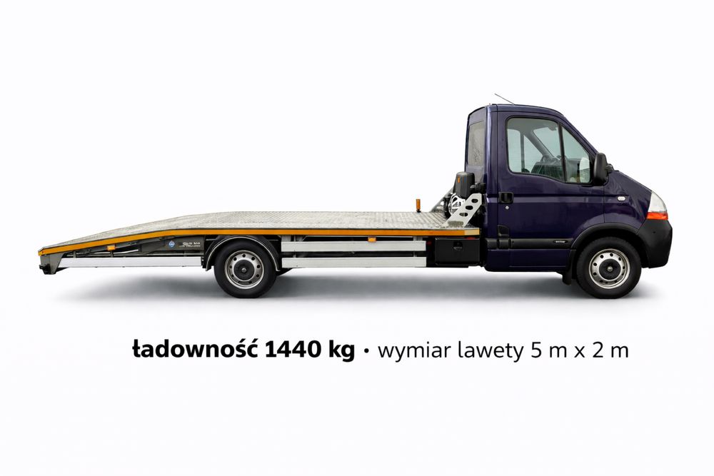 Autolaweta  renault master do wynajecia