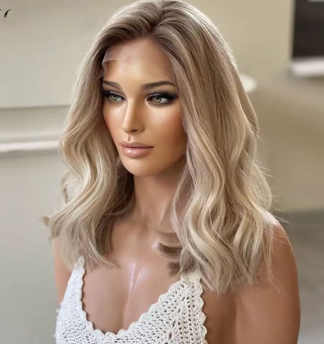 Peruka z włosów Europejskich lux medyczna