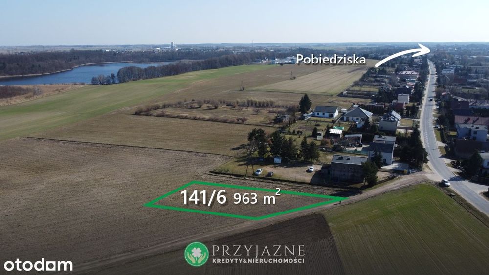 Piękna działka na sprzedaż - 1,5 km od Pobiedzisk - działka z WZ