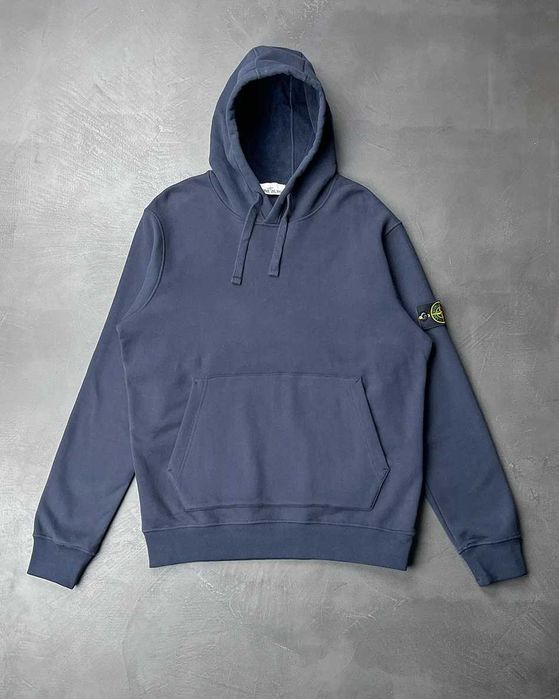 Худі STONE ISLAND 64120 Classic Hooded Sweatshirt Marine Blue SI0139-M