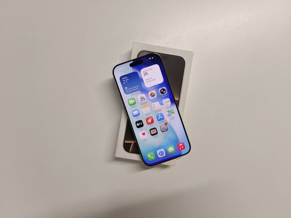 Iphone 16 pro max 256gb natural titanium