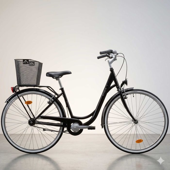 Rower Miejski B'Twin Elops | Singlespeed | Nowe opony | Dynamo | Po serwisie
