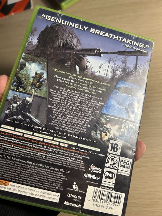 Call of duty 4 modern warfare xbox 360