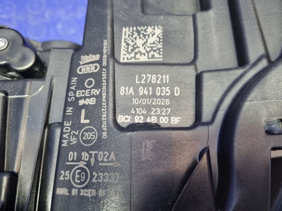 LAMPA kompletna FULL LED MATRIX lewa przednia AUDI Q2 LIFT 81A | OEM | 81A941035D