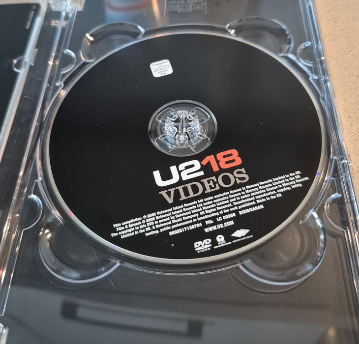 U2 DVD impecável