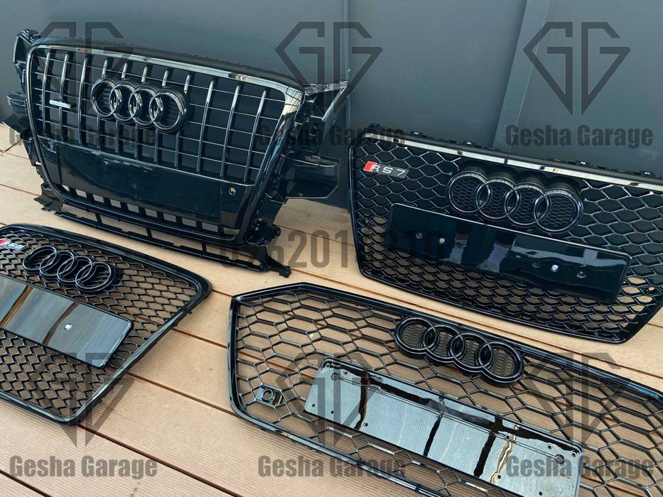 Решітка Решетка Audi Ауді Ауди Q3 Q5 Q7 Q8 SQ5 З ЯКІСНОГО ABS-ПЛАСТИКУ