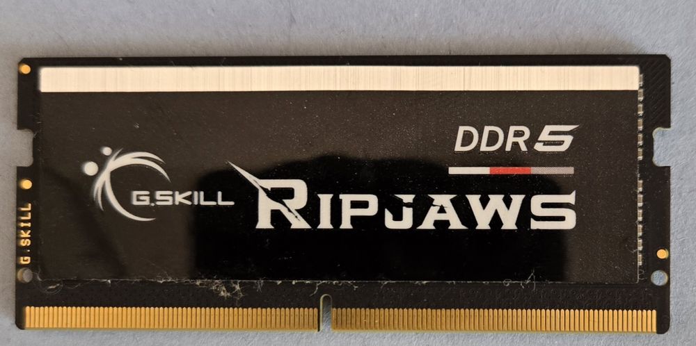 Оперативна пам'ять RAM Для ноутбука G.Skill 32 GB SO-DIMM DDR5 4800 Mhz Ripawa