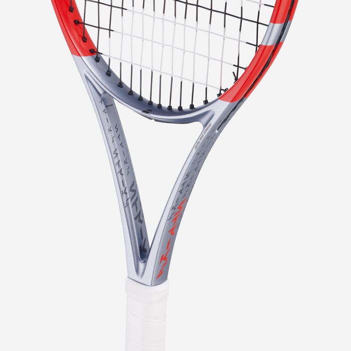 Raquete de Ténis adulto- Babolat Pure Strike 100 16x19 cinza laranja