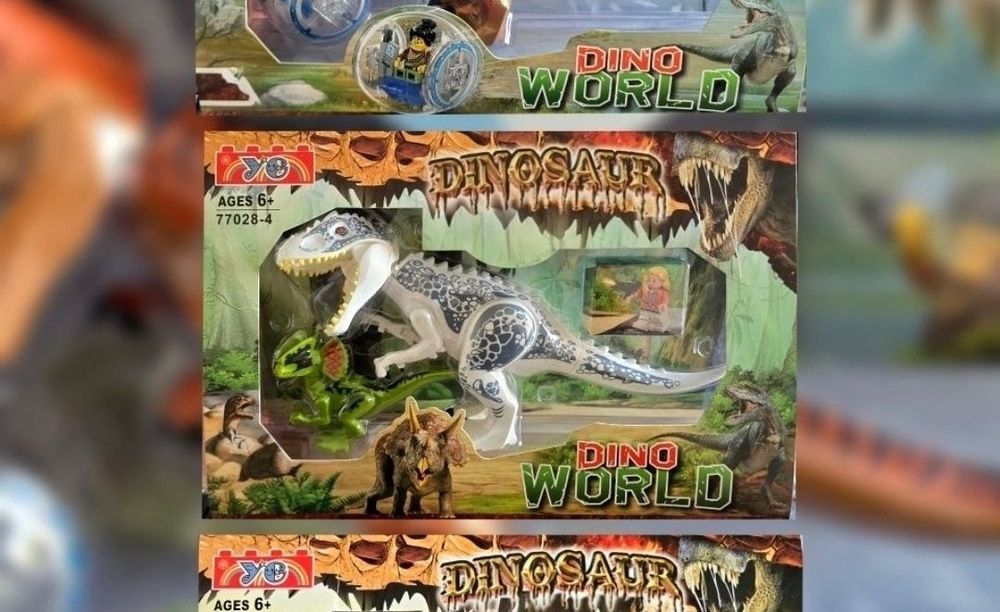Klocki figurki dinozaury zestaw kompatybilne z Lego dinozaury jurassic World
