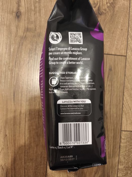 Kawa lavaza espresso italiano cremoso 1kg.