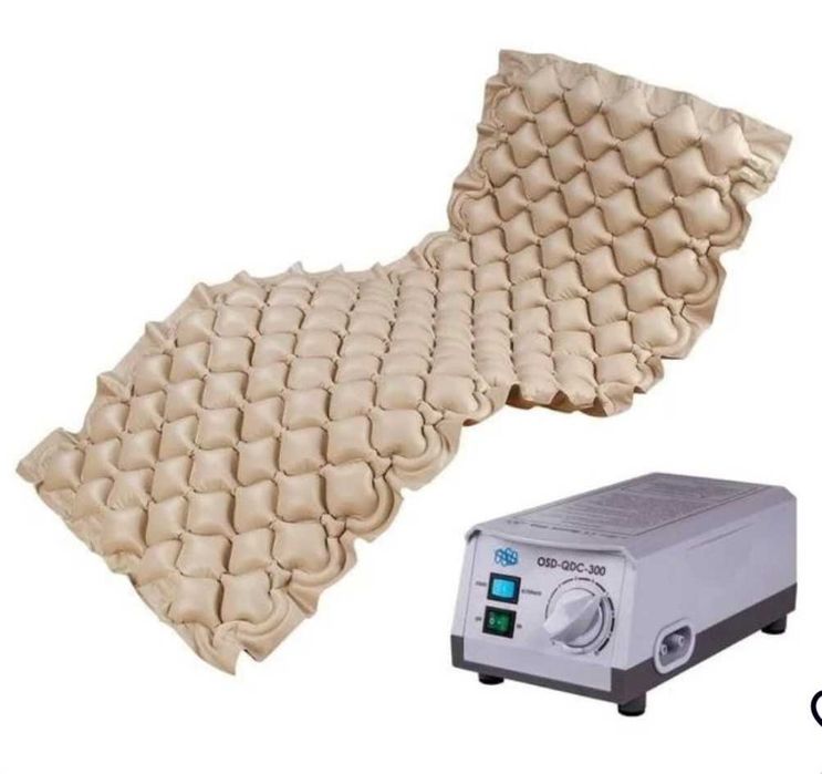 матрац протипролежневий із компресором, надувний, комірчастий