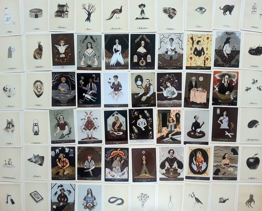 Literary Witches Oracle tarot card deck