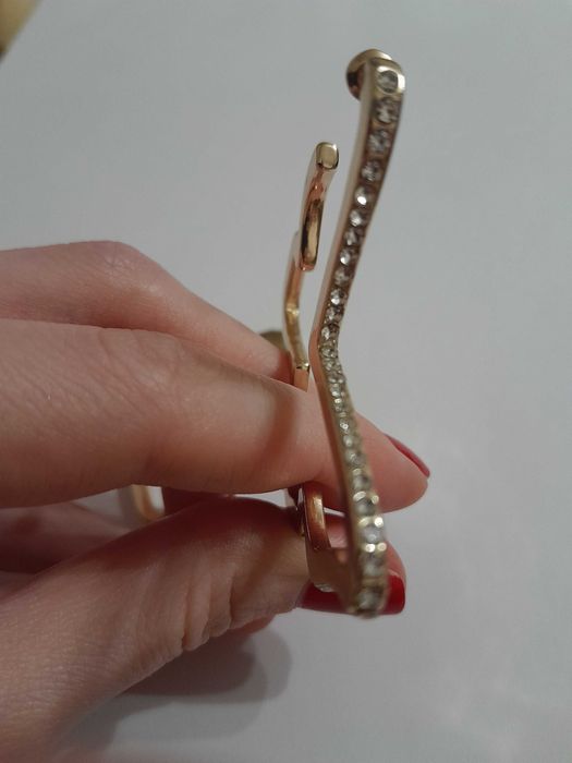 Сережки метелики зі стразами