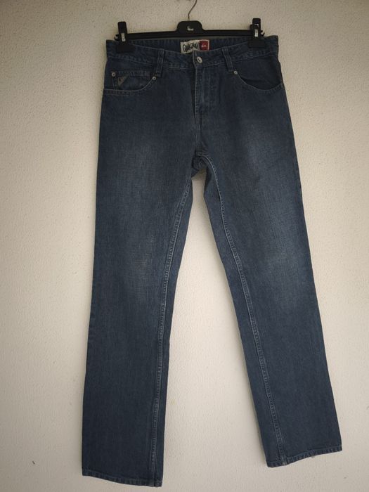 Calças de ganga da Quik Silver, azul marinho.. 
Usado, apenas