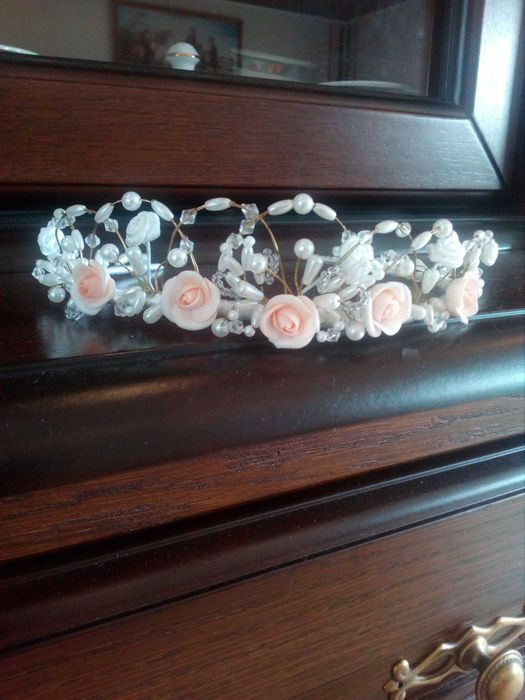 Wianek slubny - korona ślubna, diadem, tiara