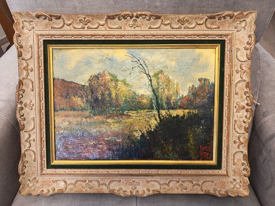 Obraz olej na płótnie 1952 Francja