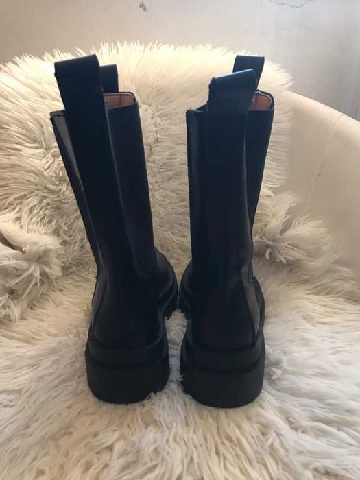 Promoção: Botas plataforma de cano subido Chelsea